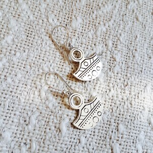 Earrings Mia silver plated earrings Boho earrings gipsy earrings Ethnic earrings image 4