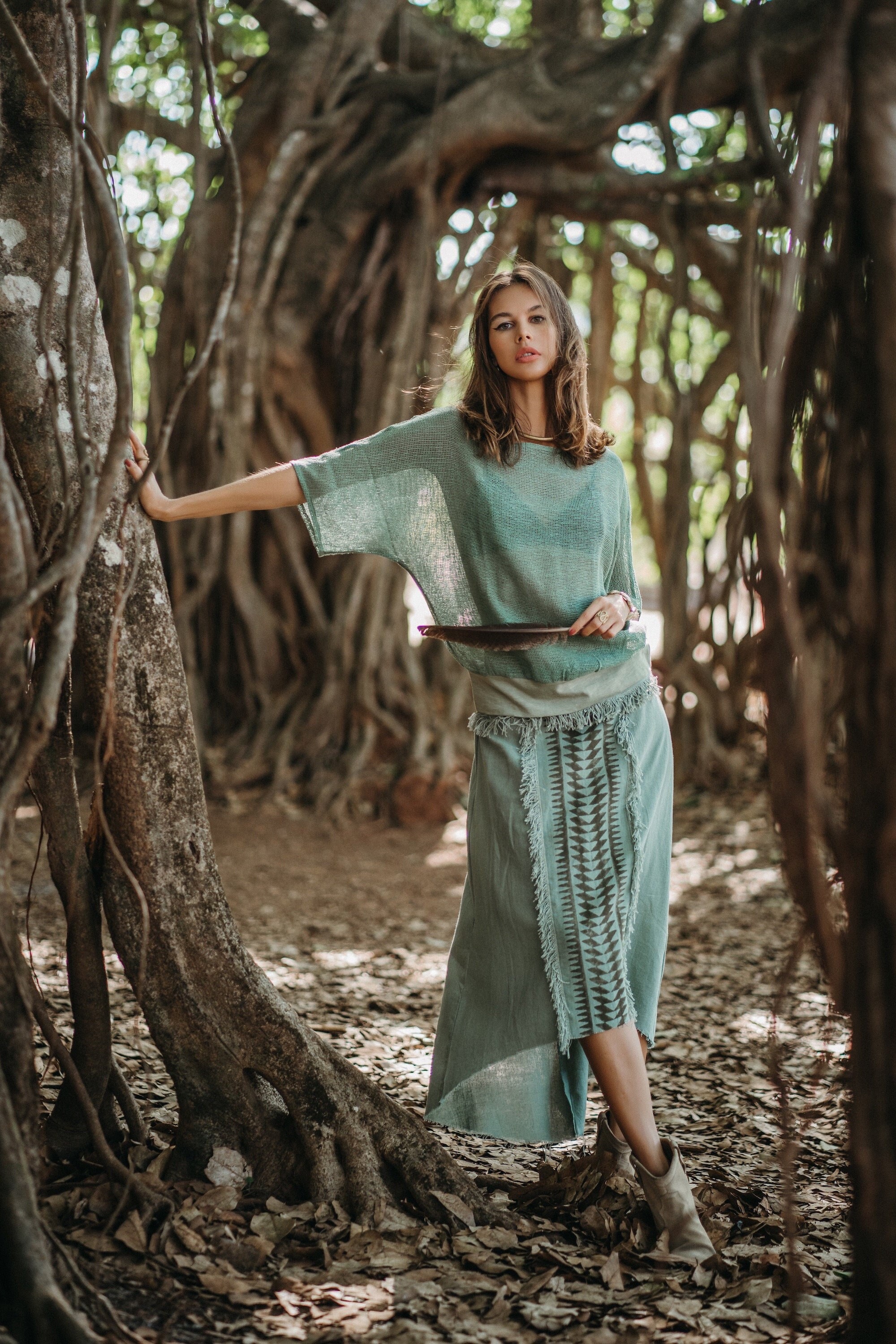 Jupe longue satinée texturée - Femme | MANGO Maroc