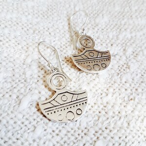 Earrings Mia silver plated earrings Boho earrings gipsy earrings Ethnic earrings image 2