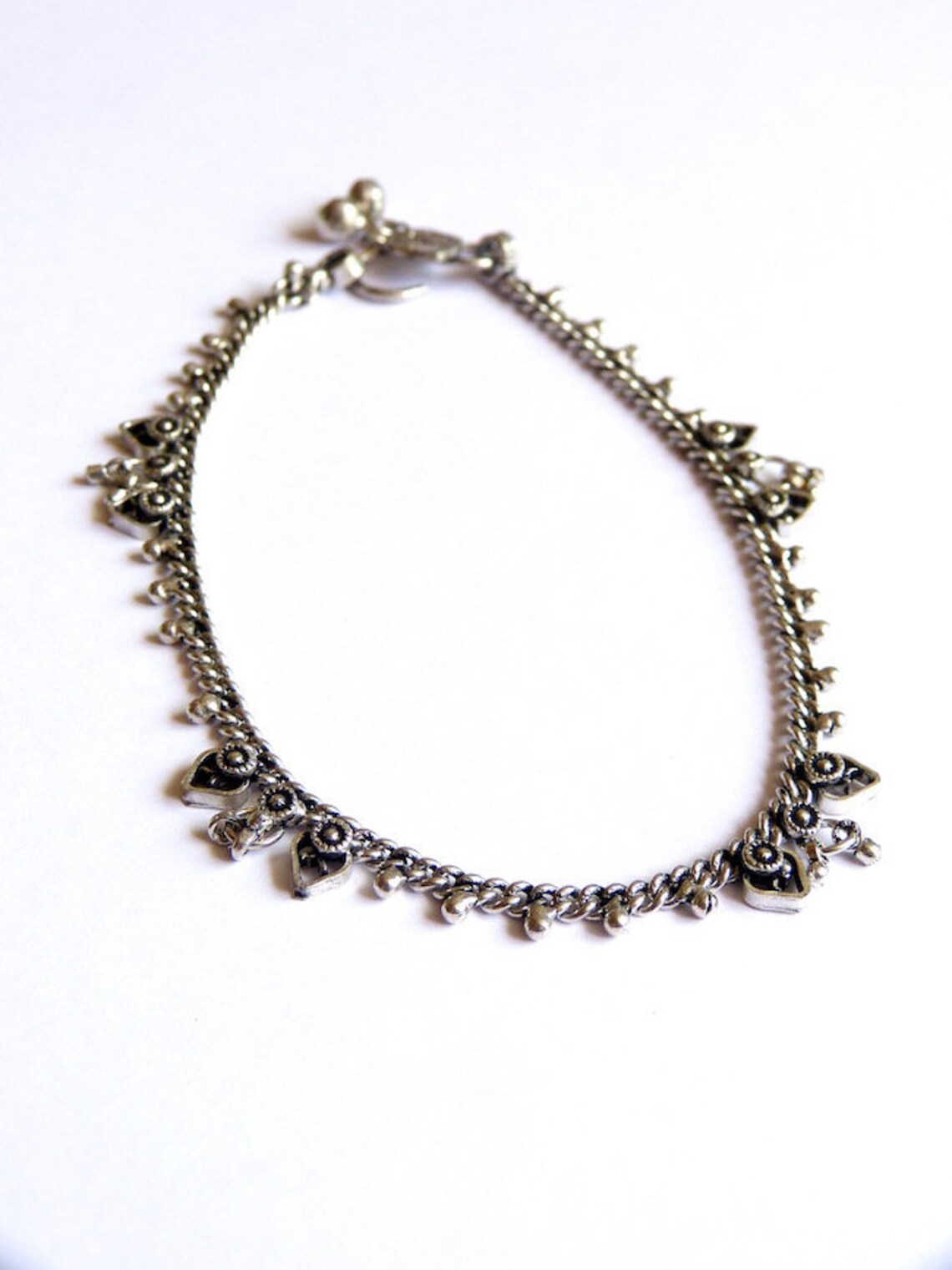 bracelet de cheville indienne pyramide