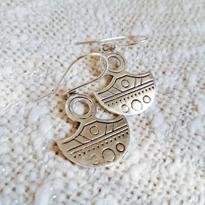 Earrings Mia silver plated earrings Boho earrings gipsy earrings Ethnic earrings image 1