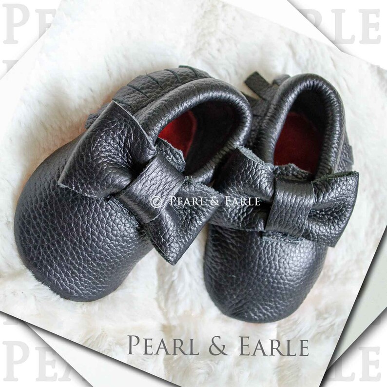 Red Bottom Baby Moccasins Red Sole Baby shoes Baby Loub Etsy