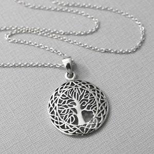 Tree of Life Necklace, Mother of the Bride Gift, Christmas Gift Necklace, Gift for Mom, Gift for Grandmother, Christmas Gift, Gift for Wife