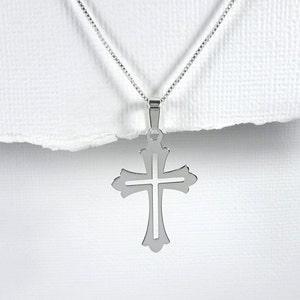 First Communion Gift, Baptism Gift, Baptism Necklace, Gift for Godchild, Christian Necklace, Christening Gift Girl, Confirmation Necklace