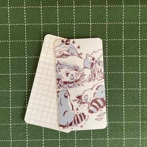 Relaxing Raccoons Bookmark
