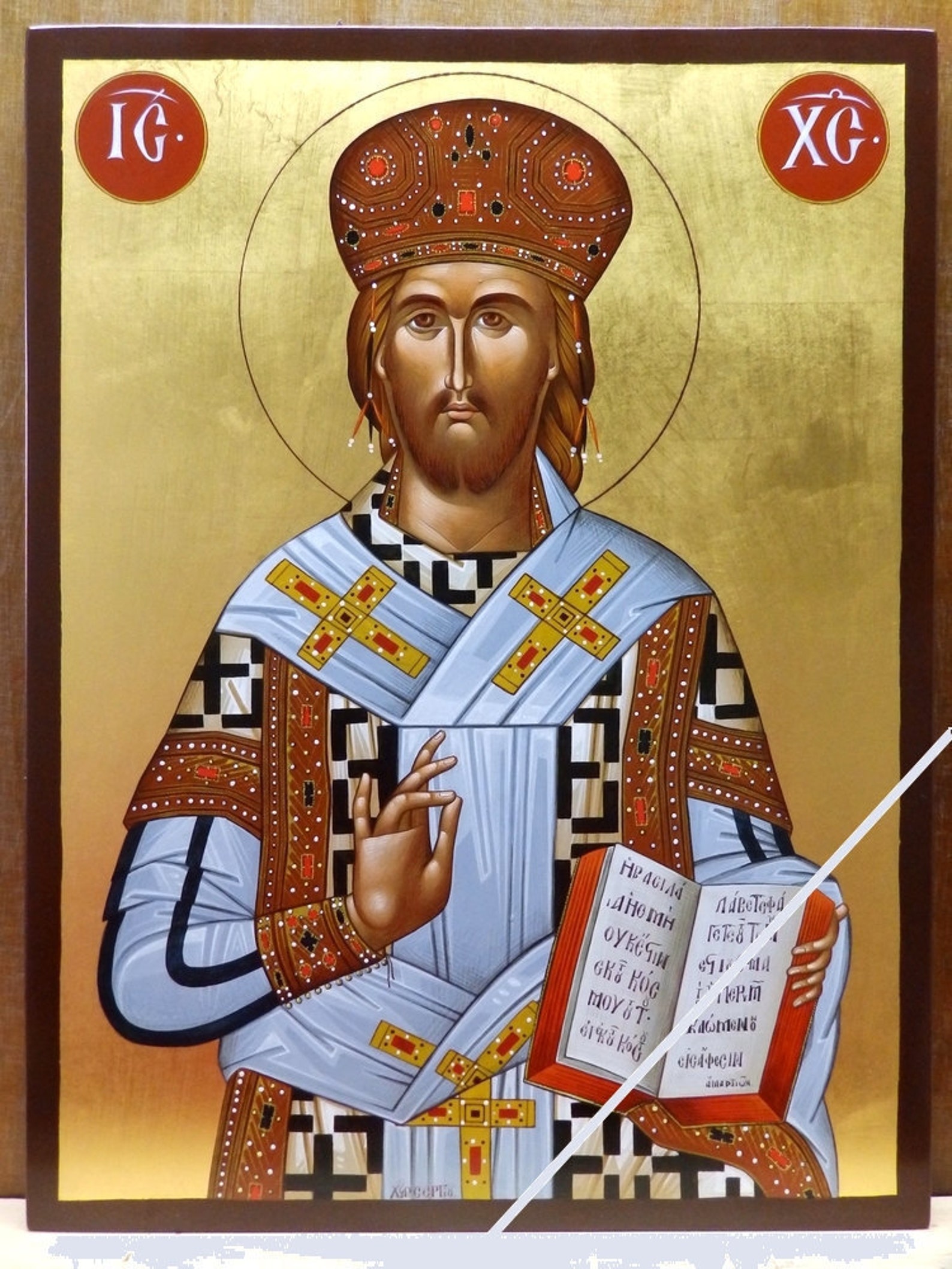 Jesus Christ the High Priest Christian orthodox icon | Etsy