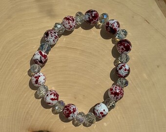 Splatter Beaded Bracelet