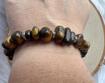 Tiger Eye Beaded Bracelet