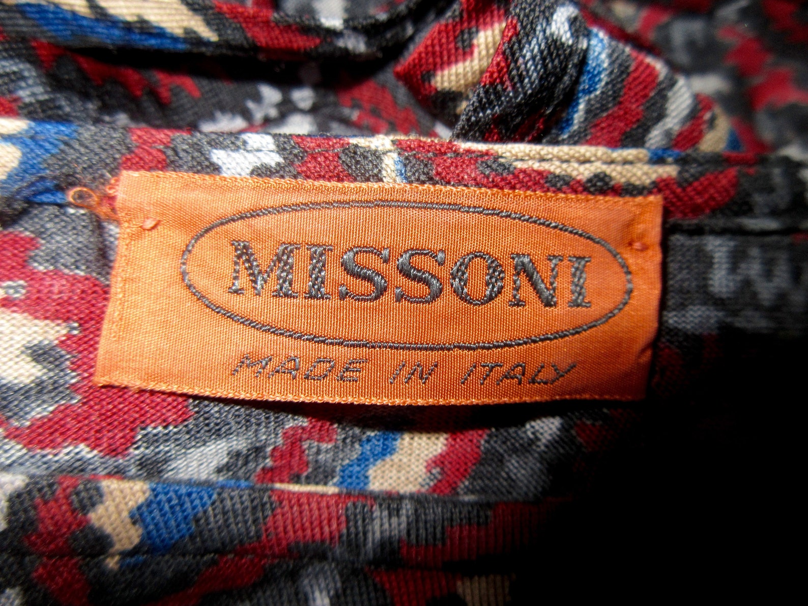 Missoni Orange Label Vintage Dress S Abstract Oversized | Etsy