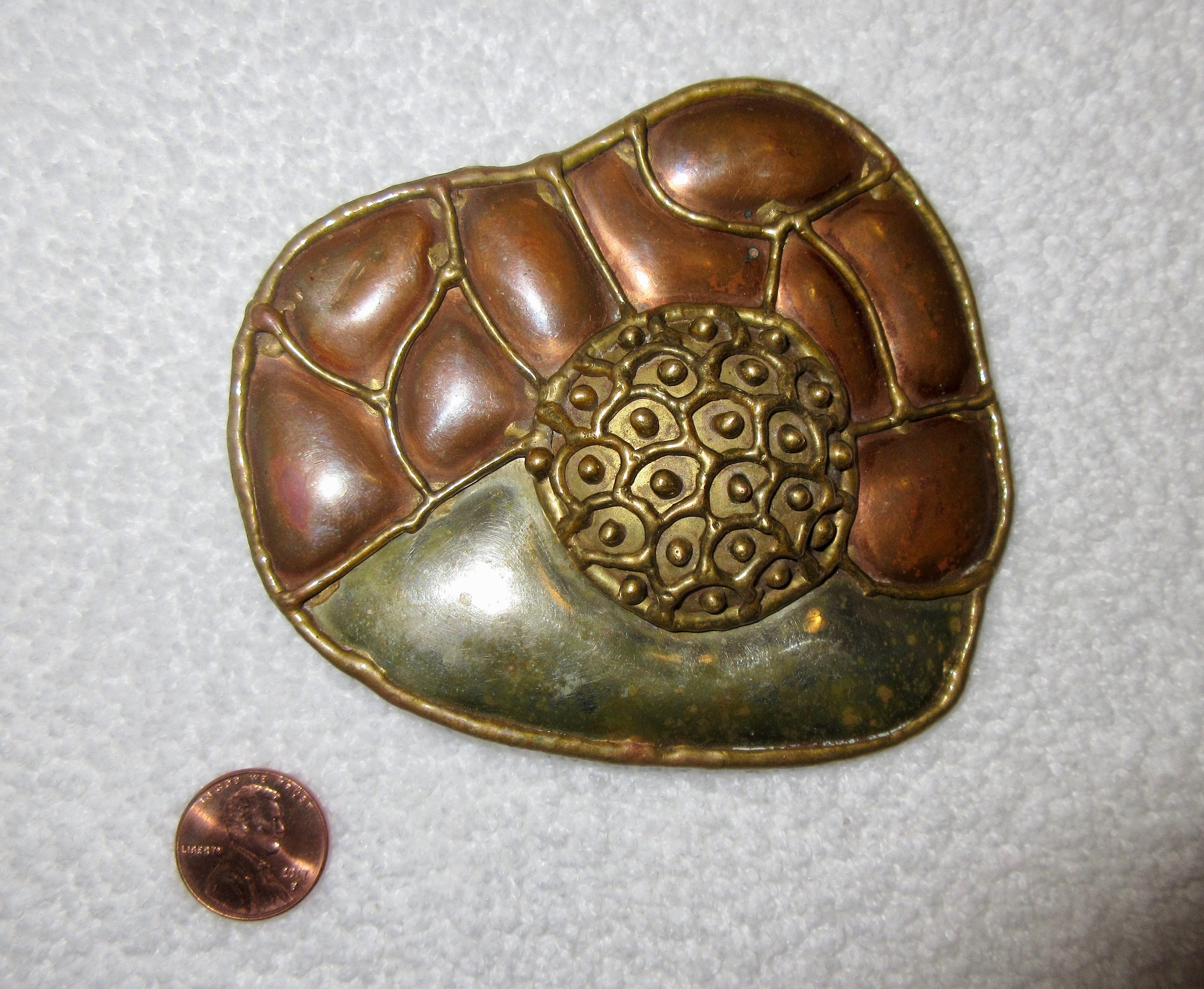 Vintage Pal Kepenyes Signed Belt Buckle: Brutalist Mixed  display picture 2