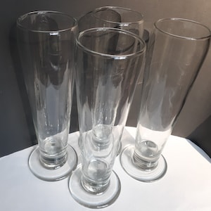 Beer pilsner glasses