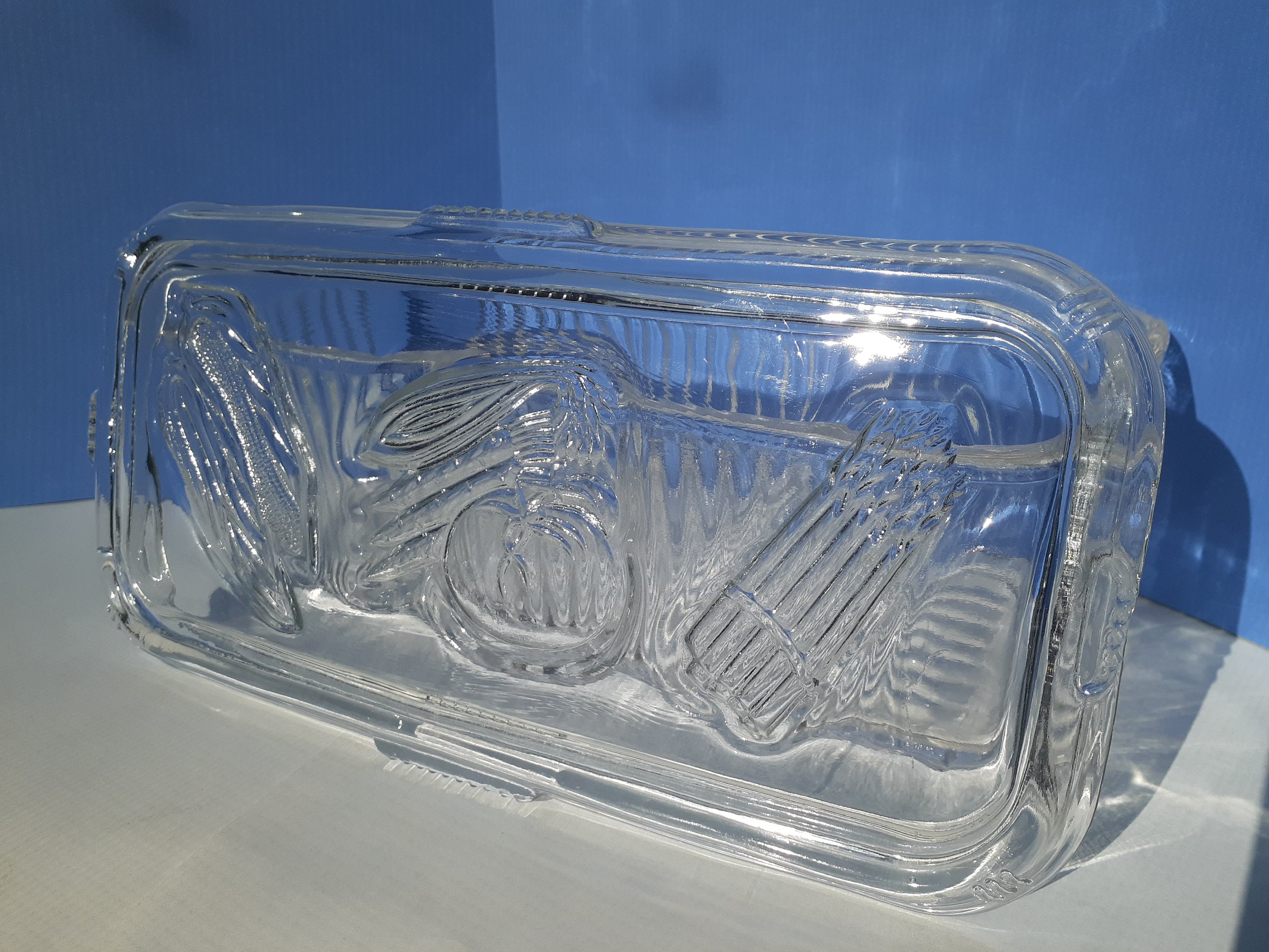 Glass Vintage Refrigerator Covered Dish Etsy UK