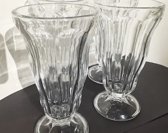 Soda shop glasses (four)