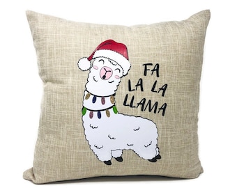 Fa la la pillow | Etsy FA LA LA Pillow Cover 18 x 18 pillow