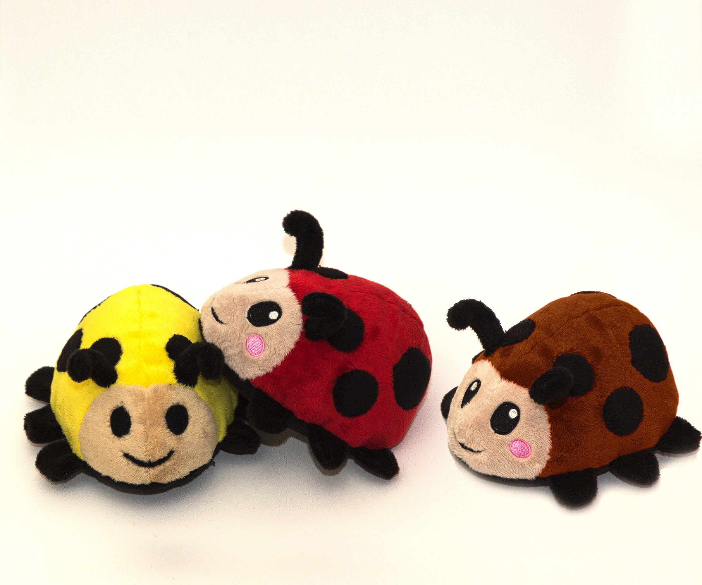 Bug bundle 3 stuffed animal handheld size plushie PDF sewing | Etsy
