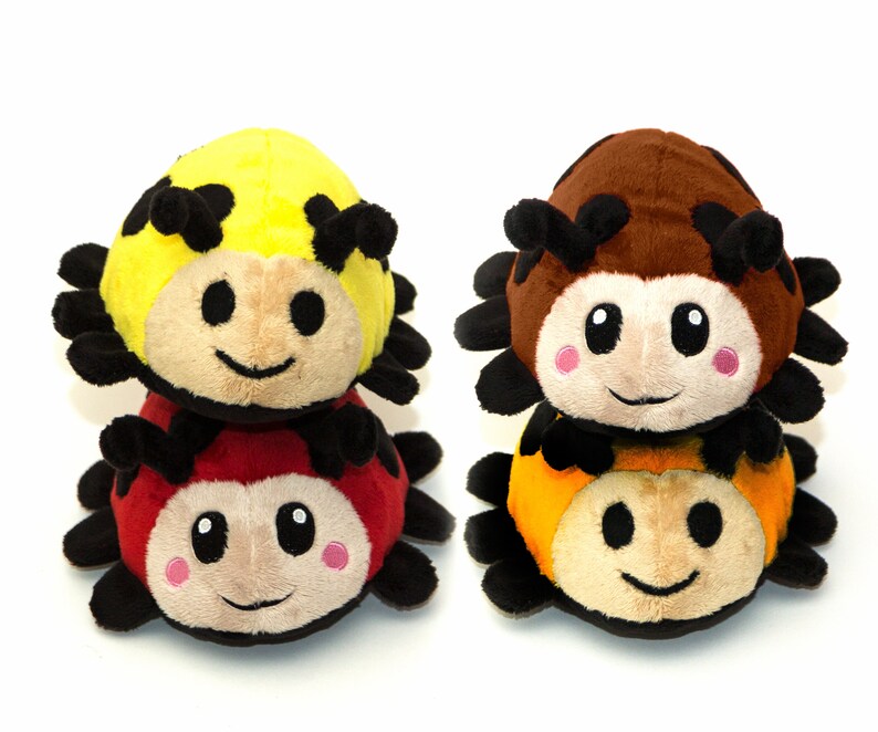 Bug Bundle 3 Stuffed Animal Handheld Size Plushie PDF Sewing Etsy