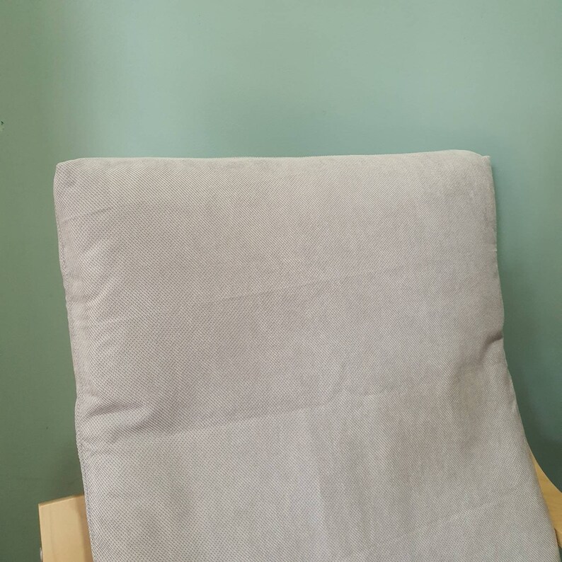 NEW IKEA Poang Chair Cushion Cover Grey Print | Etsy