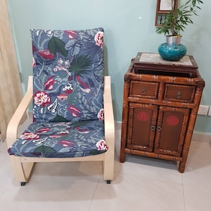 IKEA Poang Chair Cushion Cover - Tropical Forest Print v2