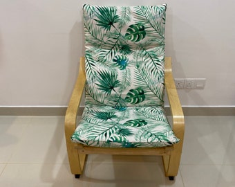 IKEA Poang Chair Cushion Cover - Tropical rainforest