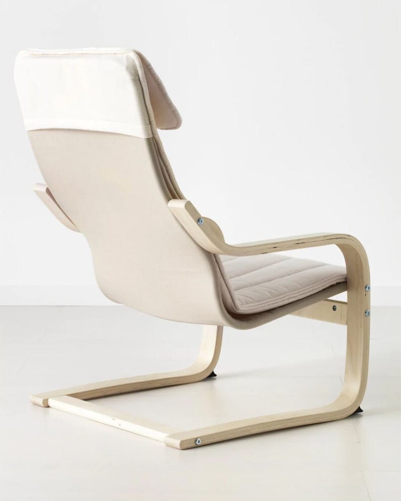 IKEA Poang Chair Cushion Cover Banana Leaf Print Etsy