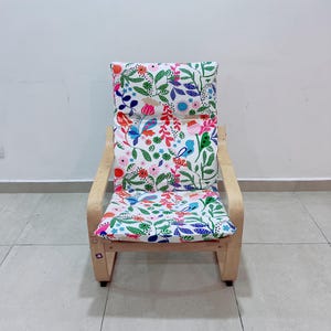 IKEA Poang Chair Cushion Cover - Floral Tweet