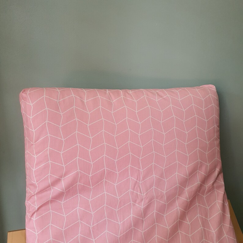IKEA Poang Chair Cushion Cover Pink arrow print | Etsy