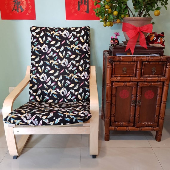 Ikea Poang Chair Cushion Cover Feathers Etsy