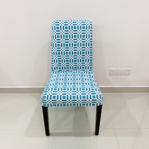 BERGMUND Chair Cover Slipcover - handmade with multiple colors - Custom made to fit Ikea Bergmund dining chair
