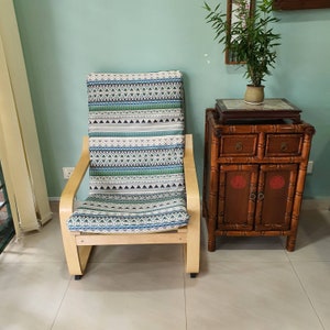 IKEA Poang Chair Cushion Cover - Bohemian print v2