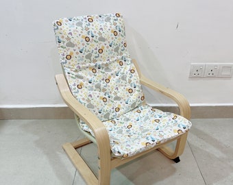 KIDS ONLY IKEA Poang Chair Cushion Cover Animal Kingdom