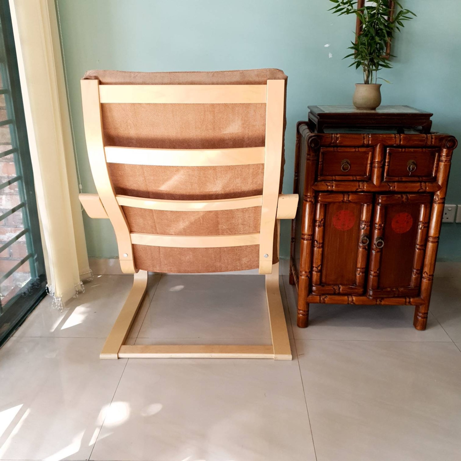 IKEA Poang Chair Cushion Cover Rustic Brown | Etsy