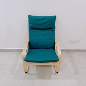 Piel sintética / IKEA Poang Chair Funda de cojín - Verde