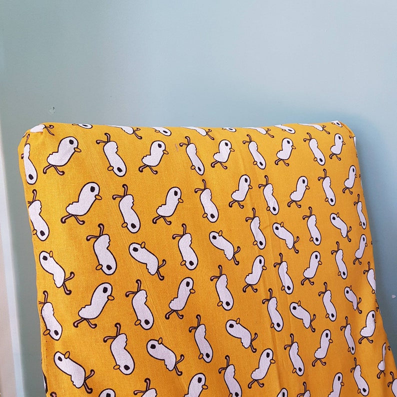 NEW IKEA Poang Chair Cushion Cover Yellow Ducky Etsy