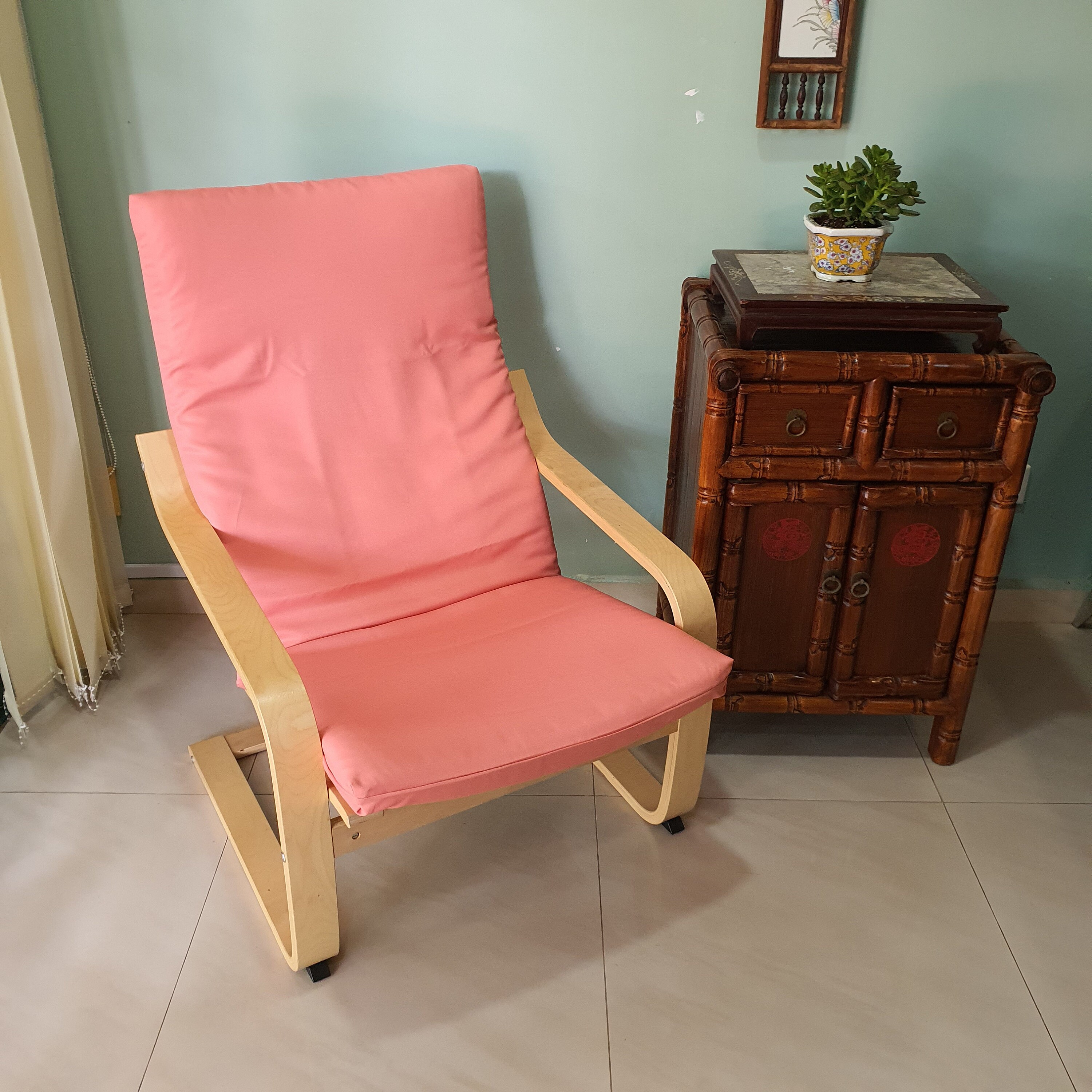 IKEA Poang Chair Cushion Cover Basics Pink | Etsy