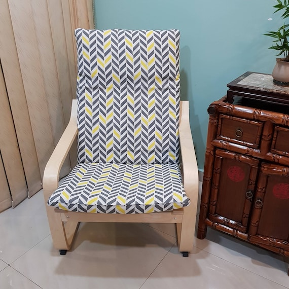 Housse De Coussin De Chaise Poang Ikea Fleche Impression V1