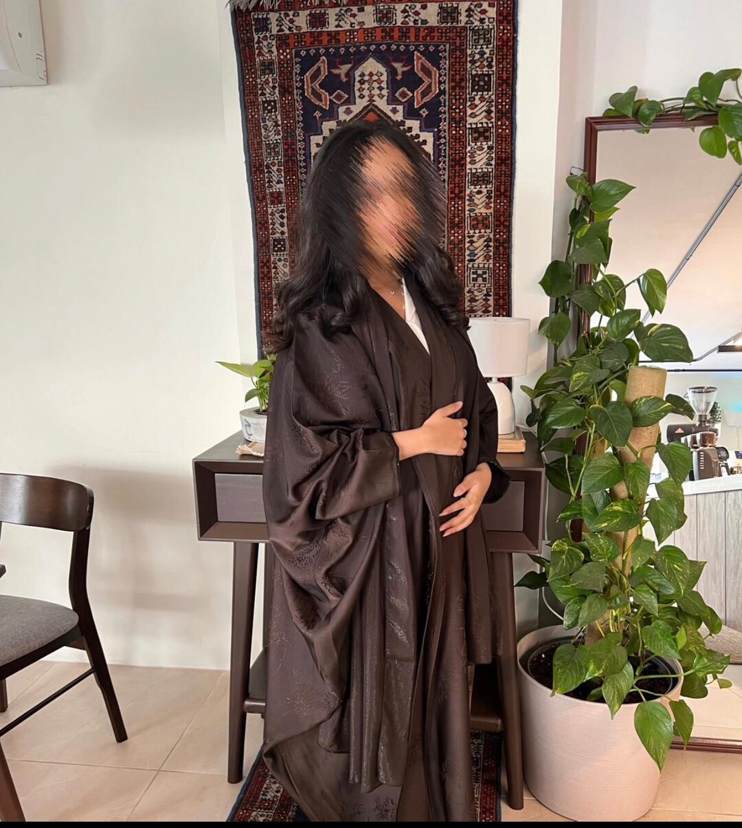 Crepe Shantung Abaya