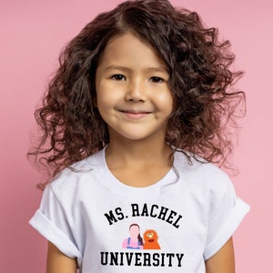 Ms.rachel University Ms.rachel Shirt Songs for Littles Miss - Etsy
