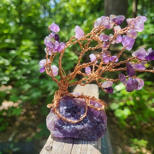 Posable Small Bonsai Wire Tree Rock Sculpture