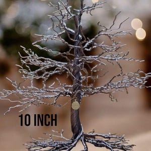 Bare Branch Wire Tree Sculpture Art