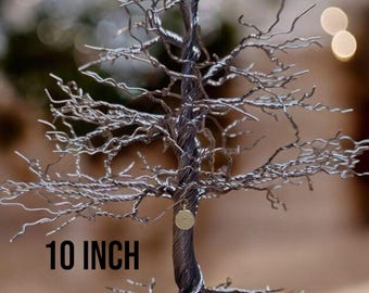 Bare Branch Wire Tree Sculpture Art