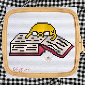 Biblioteca Jake – ADT - 5x3.5 - Patrón de punto de cruz