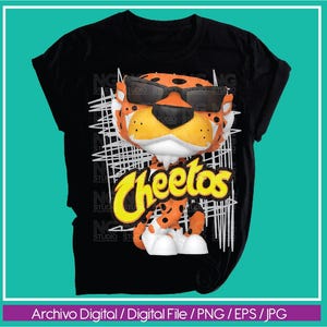 CHEETOS, 300 dpi, Tamaño Carta, Png, Jpg, Dtf, Imagen Digital, Diseño divertido, Impresión, Sublimación, Estampado