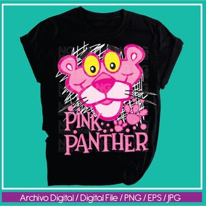 PINK PANTHER, Pink Panther, Digital File, 300 dpi, Png, Jpg, Printing, Sublimation, DTF, Transfer,