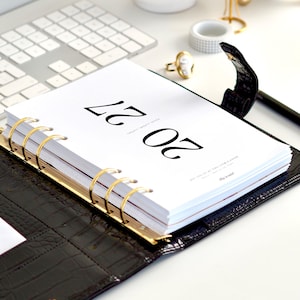 2027 Weekly Life Planner Inserts Bundle | Week on One Page Layout | CEO of My Own Life® | For 6-Ring A5 Filofax, Large GM LV Agendas