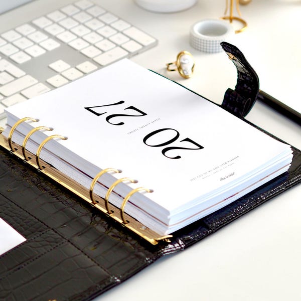 2027 Weekly Life Planner Inserts Bundle | Vertical Week on Two Pages | CEO of My Own Life® | For A5 6-Ring Binders, Filofax, Large GM LV