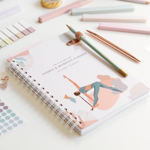 Personalised Undated 12-Week Fitness & Workout Planner | Weekly Meal Planner | Workout Planner | Weight Loss Tracker | 100 Workouts