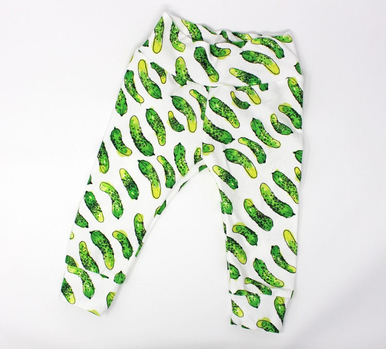 Pickle Baby and Toddler leggings Baby Boy Leggings Unisex Leggings Baby Joggers image 1