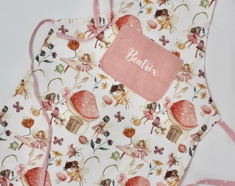 Fairy Personalized Child's apron | Kids Apron | Custom Apron | Girls Apron