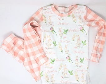 Personalized Easter Pajamas for Infants, Toddlers, and Children | Matching Pajamas