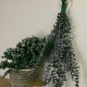 Small Hanging Preserved Eucalyptus Bouquet- Vintage Farmhouse Decoration-Eucalyptus Bouquet